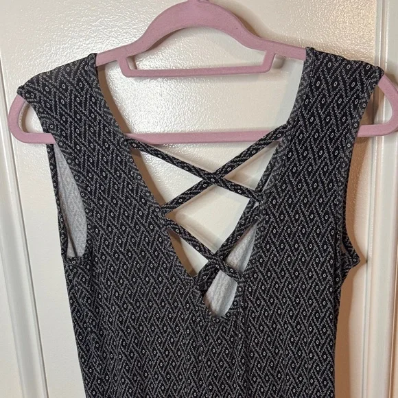 Loveappella Ciara Knit Jumpsuit in Black & White - Picture 8 of 12